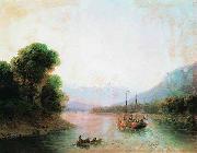 Ivan Aivazovsky The Rioni River in Georgia Spain oil painting artist